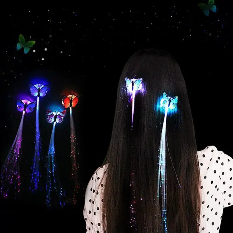 💡 Extensions Cheveux LED – Brillez de Mille Feux en Soirée ! ✨