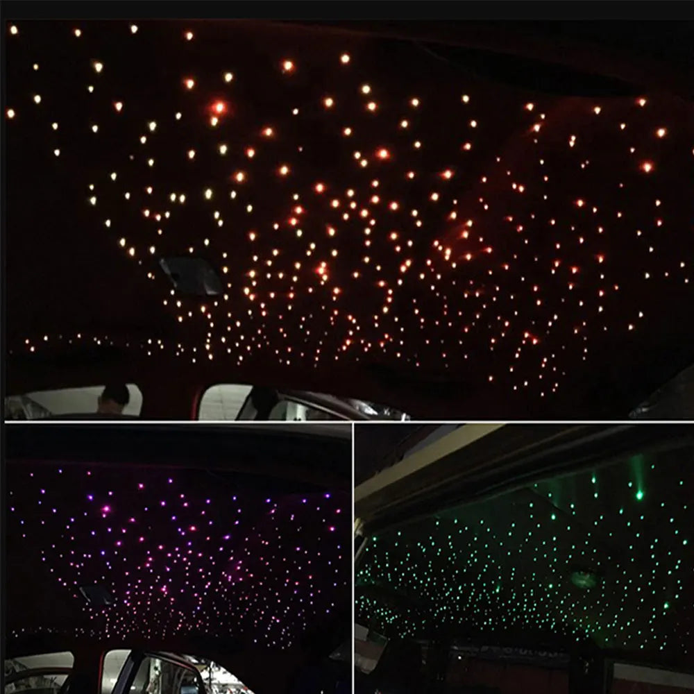 🚀 Kit Éclairage Plafond Étoilé LED – Effet Ciel Étoilé pour Voiture & Maison 🌌