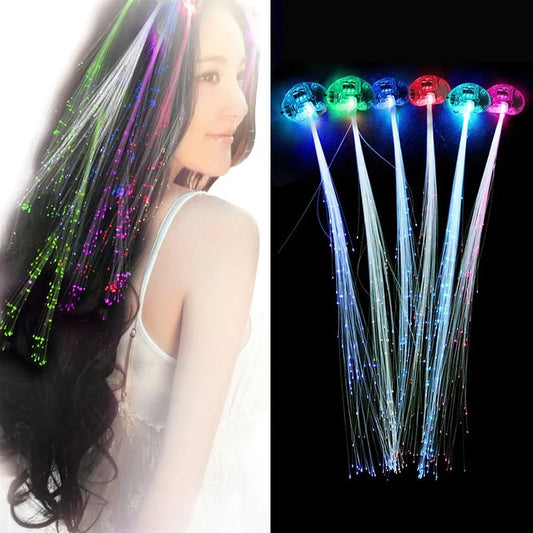 💡 Extensions Cheveux LED – Brillez de Mille Feux en Soirée ! ✨