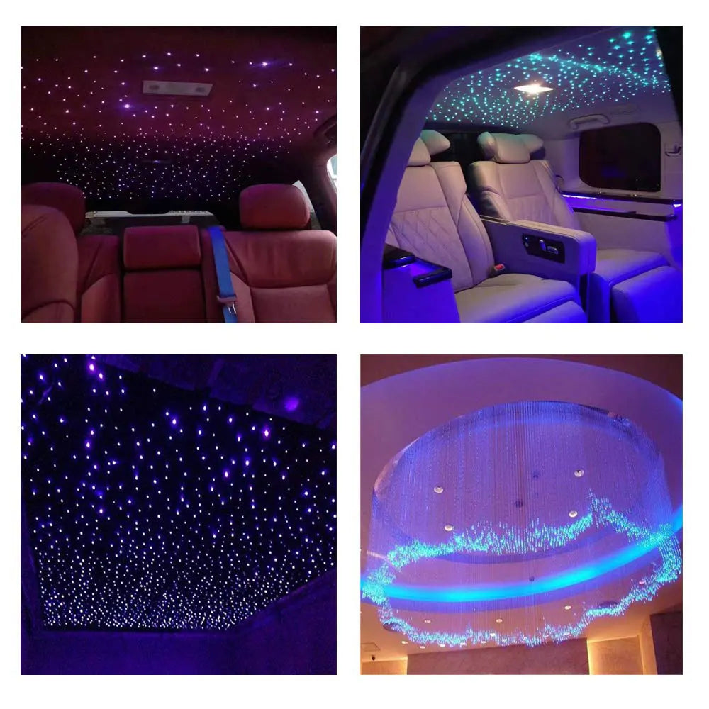 🚀 Kit Éclairage Plafond Étoilé LED – Effet Ciel Étoilé pour Voiture & Maison 🌌